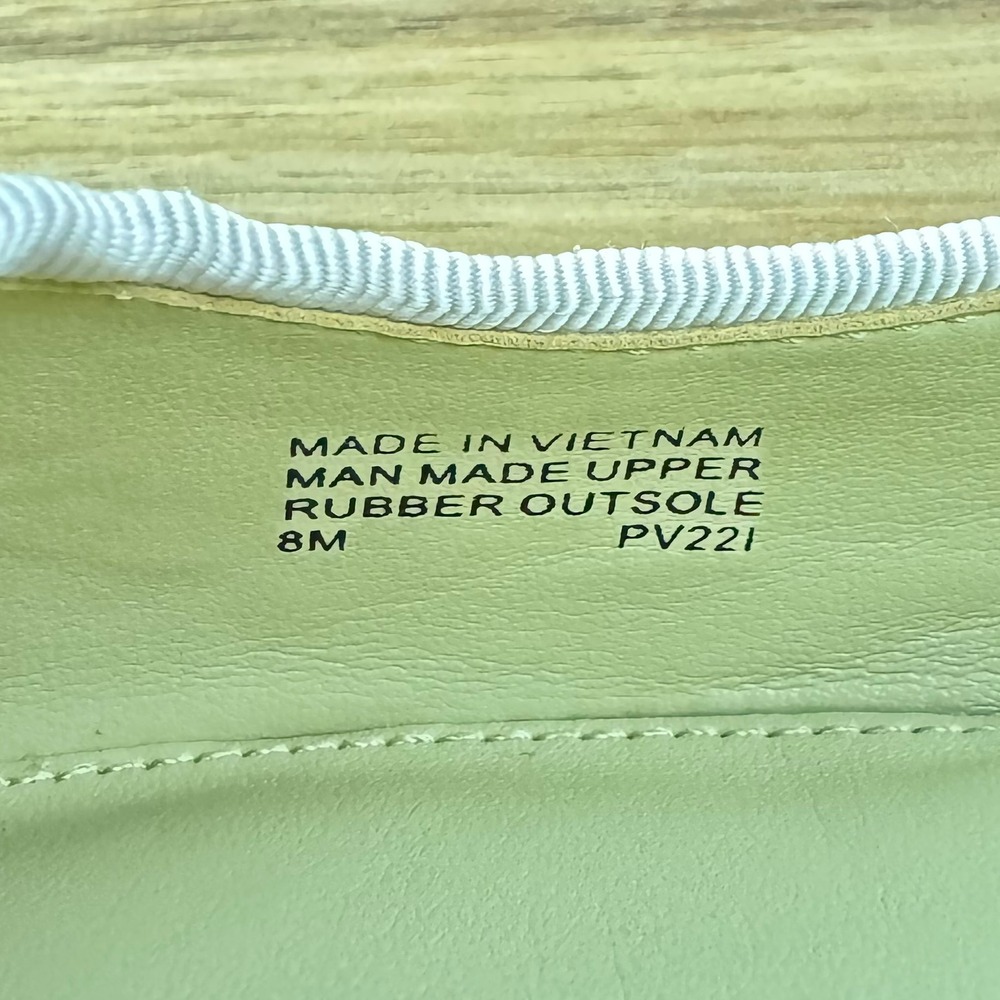 Michael Kors Ballet Flats Rose Gold Cap Toe Logo Detail Size 8M - Picture 8 of 9
